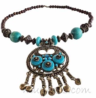 Indian ethnic necklace - click here for large view